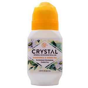 Crystal Mineral Deodorant Roll-On Chamomile & Green Tea 2.25 fl.oz