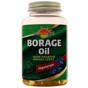 Nature's Life Borage Oil - Vegetarian  60 sgels