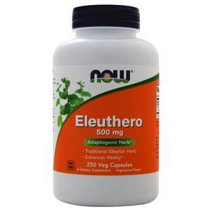 Now Eleuthero (500mg)  250 vcaps