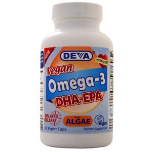 Deva Nutrition Vegan Omega-3 DHA-EPA Non-Fish 90 vcaps