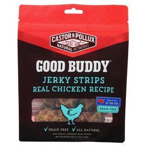 Castor & Pollux Good Buddy Jerky Strips - Dog Treats Real Chicken Recipe 4.5 oz