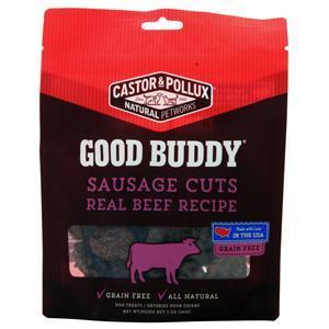 Castor & Pollux Good Buddy Sausage Cuts - Dog Treats Real Beef Recipe 5 oz