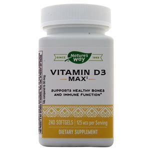 Nature's Way Vitamin D3 (125mcg)  240 sgels