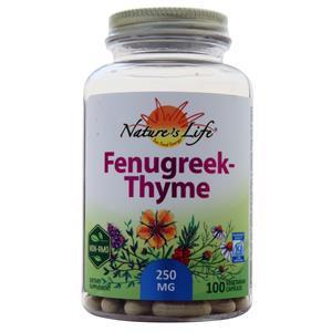 Nature's Life Fenugreek-Thyme  100 vcaps