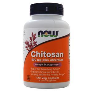 Now Chitosan (500mg)  120 vcaps