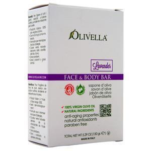 Olivella Face & Body Bar Soap Lavender 5.29 oz