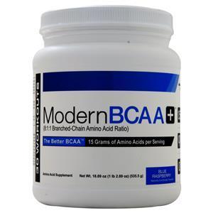 Modern Sports Nutrition Modern BCAA+ Blue Raspberry 535.5 grams