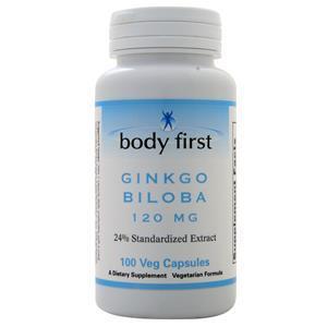 Body First Ginkgo Biloba (120mg)  100 vcaps