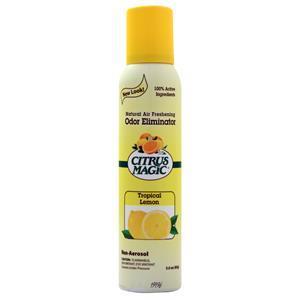 Citrus Magic Natural Air Freshening Odor Eliminator Tropical Lemon 3 oz