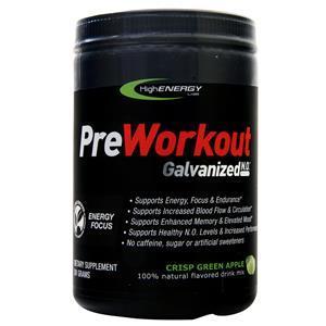 High Energy Labs PreWorkout - Galvanized N.O. Crisp Green Apple 381 grams