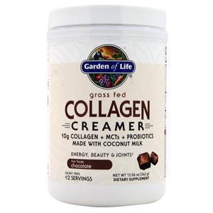 Garden Of Life Grass Fed Collagen Creamer Fair Trade Chocolate 342 grams