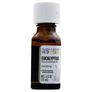 Aura Cacia Eucalyptus Pure Essential Oil  0.5 fl.oz