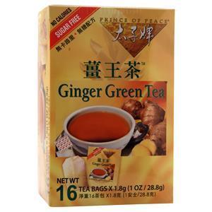 Prince of Peace Ginger Green Tea  16 pckts