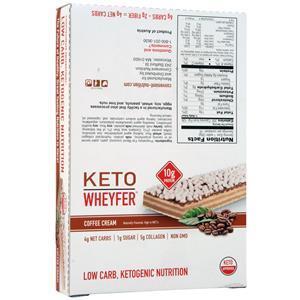 Convenient Nutrition Keto Wheyfer Bar Coffee Cream 10 bars