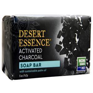 Desert Essence Activated Charcoal Soap Bar  5 oz