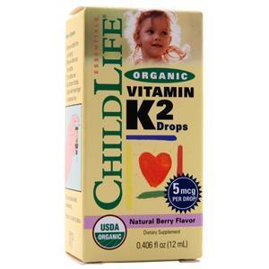 Childlife Organic Vitamin K2 Drops Natural Berry 12 mL