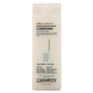 Giovanni Direct Leave-In Weightless Moisture Conditioner For All Hair Types 8.5 fl.oz