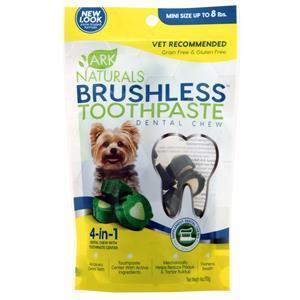 Ark Naturals Brushless Toothpaste Dental Chew Mini Size Up to 8 lbs. 4 oz