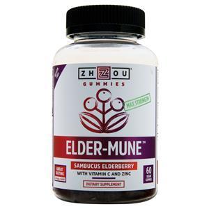 Zhou Elder-Mune Sambucus Elderberry Gummies Natural Flavor 60 gummy