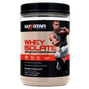 Six Star Pro Nutrition Whey Isolate Decadent Chocolate 1.41 lbs