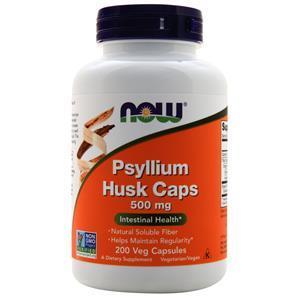 Now Psyllium Husk Caps (500mg)  200 vcaps