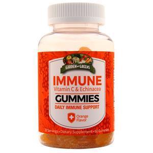 Garden Greens Immune - Vitamin C & Echinacea Gummies Orange 60 gummy