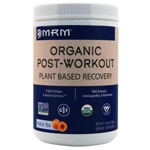 MRM Organic Post-Workout - Plant Based Recovery Peach Tea 300 grams