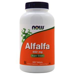 Now Alfalfa (650mg)  500 tabs