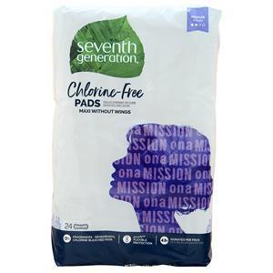 Seventh Generation Chlorine-Free Maxi Pads Regular (without Wings) 24 pads