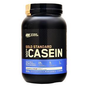 Optimum Nutrition 100% Gold Standard Casein Protein Cookies and Cream 2 lbs