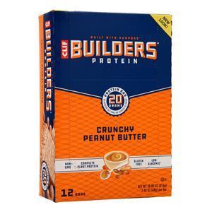 Clif Bar Builder's Bar Crunchy Peanut Butter 12 bars