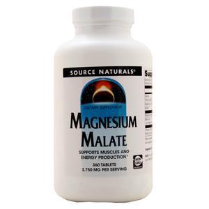 Source Naturals Magnesium Malate  360 tabs