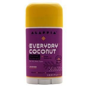 Alaffia Everyday Coconut Charcoal Deodorant Lavender 2.65 oz