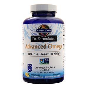 Garden Of Life Dr. Formulated Advanced Omega Lemon 180 sgels