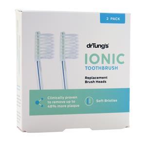 Dr. Tung's Ionic Toothbrush Replacement Brush Heads  2 pack