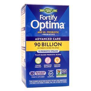 Nature's Way Fortify Optima Age 50+ Probiotic Advanced Care (90 Billion)  30 vcaps