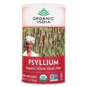 Organic India Psyllium Organic Whole Husk Fiber  12 oz