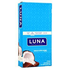 Clif Bar Luna Bar Chocolate Dipped Coconut 15 bars