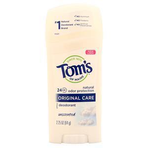 Tom's Of Maine Deodorant Stick Original Care Unscented 2.25 oz