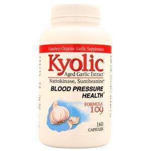 Kyolic Aged Garlic Extract Blood Pressure Health Formula #109  160 caps