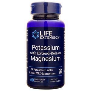Life Extension Potassium with Extend-Release Magnesium  60 vcaps