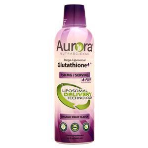 Aurora Nutrascience Mega-Liposomal Glutathione+ Liquid Organic Fruit 16 fl.oz
