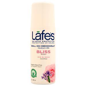 Lafe's Natural Bodycare Roll On Deodorant - Bliss Iris & Rose 3 oz