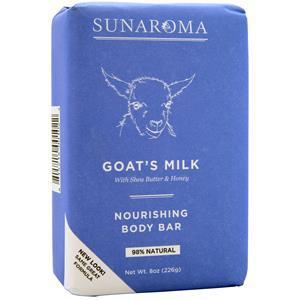 Sunaroma Body Bar Goat's Milk - Nourishing 8 oz