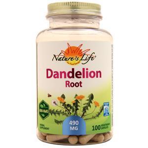 Nature's Life Dandelion Root (490mg)  100 vcaps