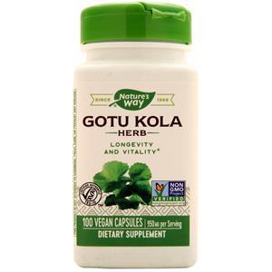 Nature's Way Gotu Kola Herb  100 caps