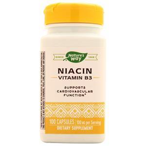 Nature's Way Niacin (100mg)  100 caps