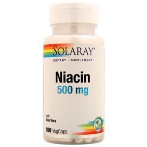 Solaray Niacin (500mg)  100 vcaps