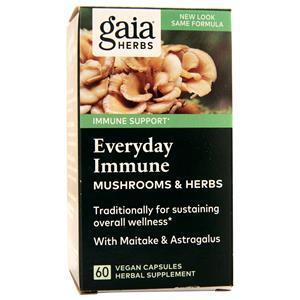 Gaia Herbs Mushrooms + Herbs Everyday Immune  60 vcaps