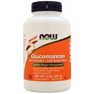Now Glucomannan Pure Powder - From Konjac Root  8 oz